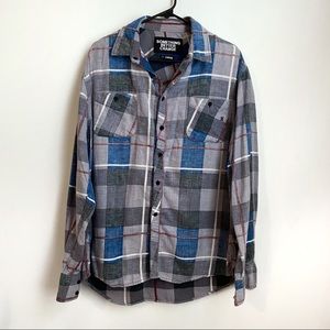 Comune Flannel Button Down  - Men’s long sleeve shirt - Casual fall/winter